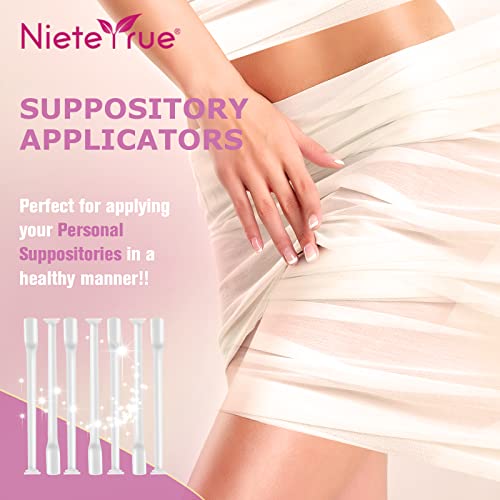 Nieteyrue 20-Packs Suppository Applicators for Women, Disposable, Individually Wrapped Nieteyrue uk supplements
