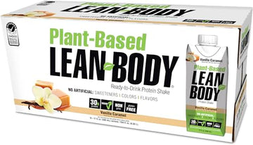 Lean Body Ready-to-Drink, Plant-Based Vegan Vanilla Caramel Protein Shake, 30g Protein Labrada uk supplements