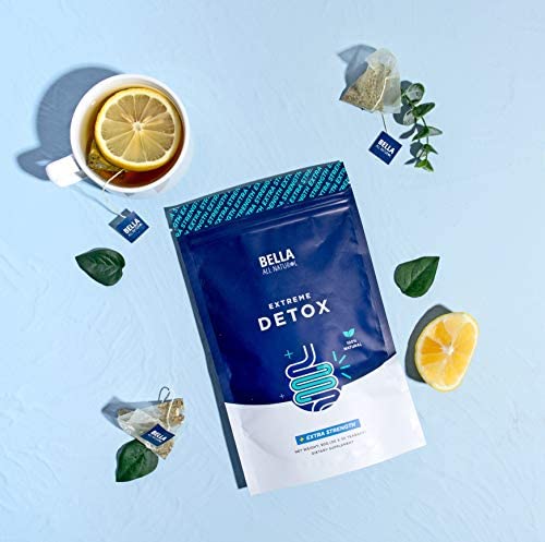 Bella All Natural Extreme Detox Tea - Body Cleanse, Colon Cleanser & Detox, Natural Herbs Bella All Natural uk supplements