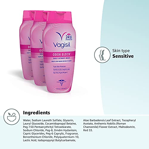 Vagisil Feminine Wash for Intimate Area Hygiene, Odor Block, Gynecologist Tested Vagisil uk supplements