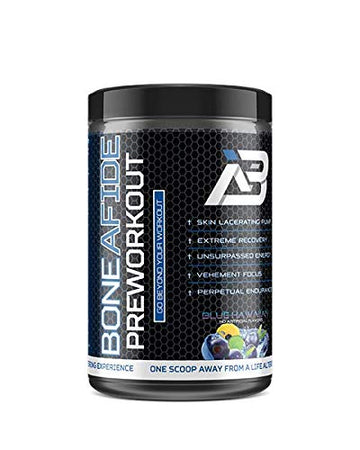 Boneafide Preworkout (Blue Hawaiian) Boneafide Nutrition uk supplements