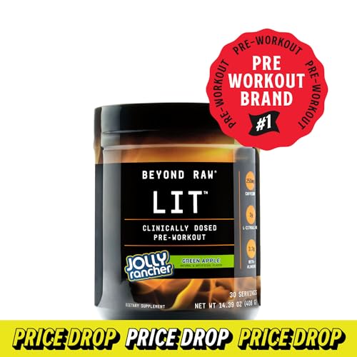 BEYOND RAW LIT | Clinically Dosed Pre-Workout Powder | Contains Caffeine, L-Citruline BEYOND RAW uk supplements