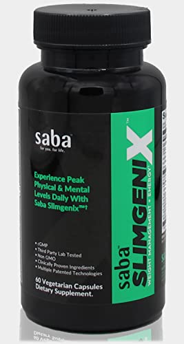Saba SlimGenix -Energy, Weight Management, Appetite Control, Focus, Fat Burner Saba uk supplements