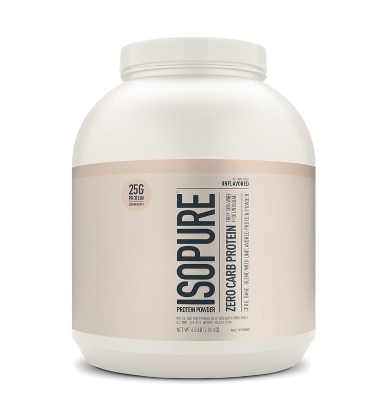 Isopure Zero Carb Unflavored 4.5lb, 70 Servings Isopure uk supplements