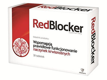 REDBLOCKER - 30 Tablets - a Dietary Supplement Ingredients Support: The Proper Functioning Aflofarm uk supplements