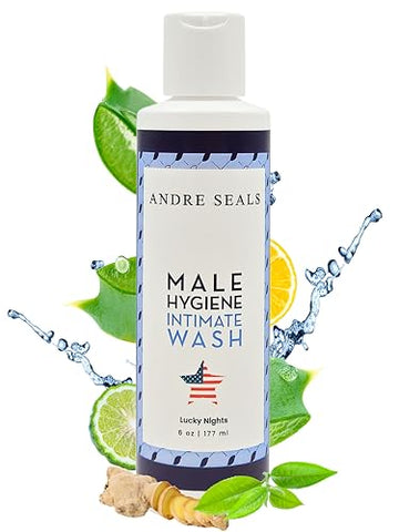 Andre Seals Intimate Wash for Men, Lucky Nights Scent – Refreshing Genital Care & Odor Control Andre Seals uk supplements