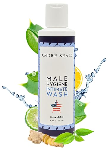 Andre Seals Intimate Wash for Men, Lucky Nights Scent – Refreshing Genital Care & Odor Control Andre Seals uk supplements