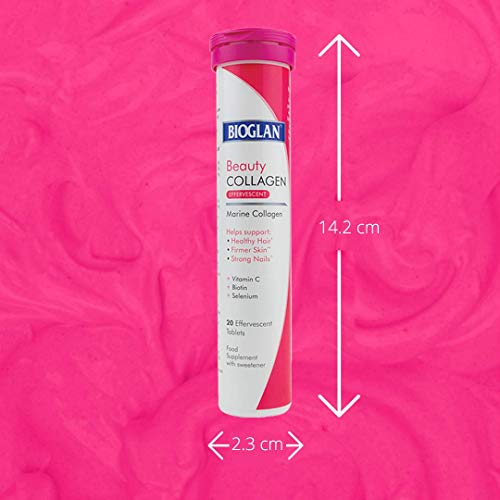 Bioglan Collagen Effervescent | 1000mg | Hydrolysed Marine Collagen Bioglan uk supplements