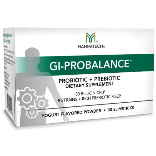Mannatech Prebiotics and Probiotics, 30 Slimsticks, Yogurt Flavor, GI-ProBalance w/MannaBiotic Blend Mannatech uk supplements