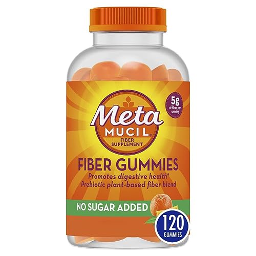 Metamucil Fiber Supplement Gummies, Sugar Free Orange Flavor, 5g Prebiotic Plant Based Metamucil uk supplements