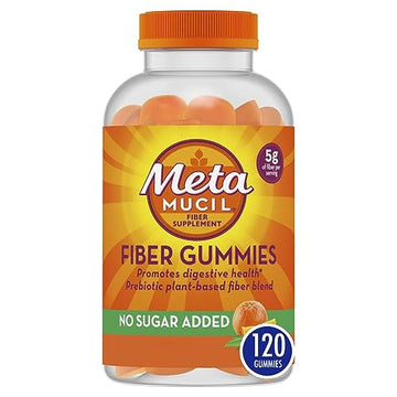 Metamucil Fiber Supplement Gummies, Sugar Free Orange Flavor, 5g Prebiotic Plant Based Metamucil uk supplements