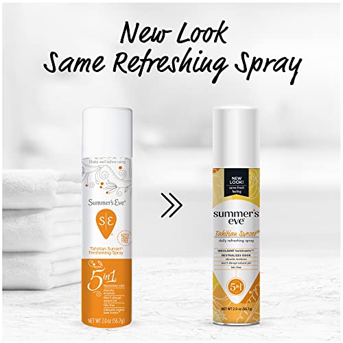 Summer's Eve Tahitian Sunset Daily Feminine Spray, 2 oz, 6 Pack Summer's Eve uk supplements
