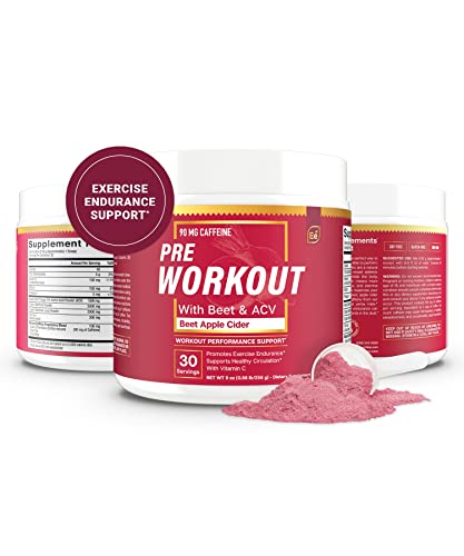 Essential Elements PreWorkout Powder with Beet Root & ACV | Superfood Energy Supplement Essential Elements uk supplements