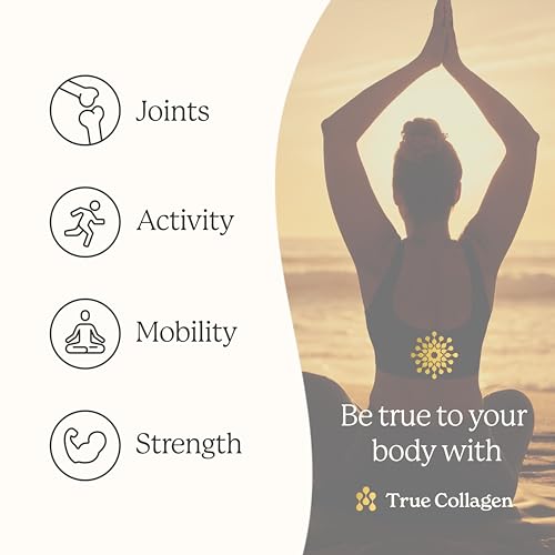 True Collagen Joint Peptides - Pack of 500ml, Berry Flavour | Dietary Supplements with Turmeric & Green Tea Extract True Collagen uk supplements