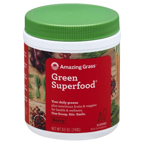 Amazing Grass Greens Blend Superfood: Super Greens Powder Smoothie Mix with Organic Amazing Grass uk supplements