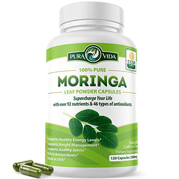 PURA VIDA Moringa Capsules Single Origin Moringa Powder Organic. Moringa Leaf PURA VIDA MORINGA uk supplements