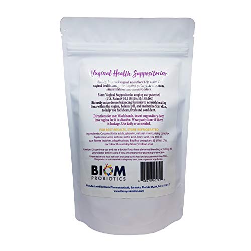 Biom Probiotics Prebiotics Boric acid Suppositories . Feminine Health Probiotic for Infections Biom Probiotics uk supplements