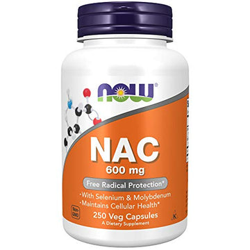 NOW Supplements, NAC (N-Acetyl Cysteine) 600 mg with Selenium & Molybdenum NOW uk supplements