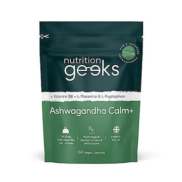 Ashwagandha KSM 66 Complex - 3000mg Enhanced with Amino Acids & Vitamin B6 Nutrition Geeks uk supplements