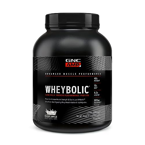 GNC AMP Wheybolic Protein Powder | Targeted Muscle Building and Workout Support GNC uk supplements
