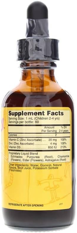 Systemic Formulas Tuff Play Kids Immune Support Supplement, 2 Fl Oz, with Vitamins C, D3 and Zinc #530 Systemic Formulas uk supplements
