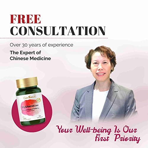 GinSen MyUterus Care for Women’s Warm Uterus, Pregnancy & Menstrual Wellness GinSen uk supplements