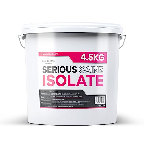 The Bulk Protein Company, Serious Gainz Isolate – 4.5kg – Whey Protein Powder The Bulk Protein Company uk supplements