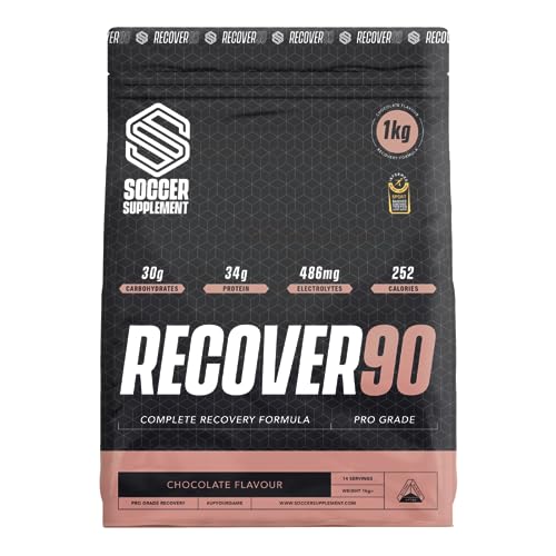 Soccer Supplement Recover90®, Complete Recovery Shake - 31grams of Whey Protein Isolate SOCCER SUPPLEMENT uk supplements