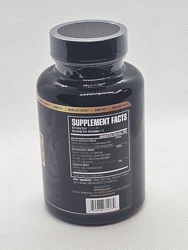 1080p Thermogenic Energy Burn | #1 Rated Energy & Pre Workout for Men & Women EPN Supplements uk supplements