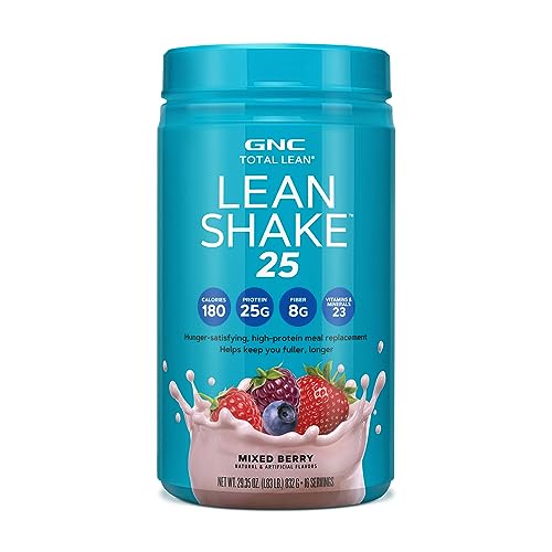 GNC Total Lean | Lean Shake 25 Protein Powder | High-Protein Meal Replacement Shake GNC uk supplements