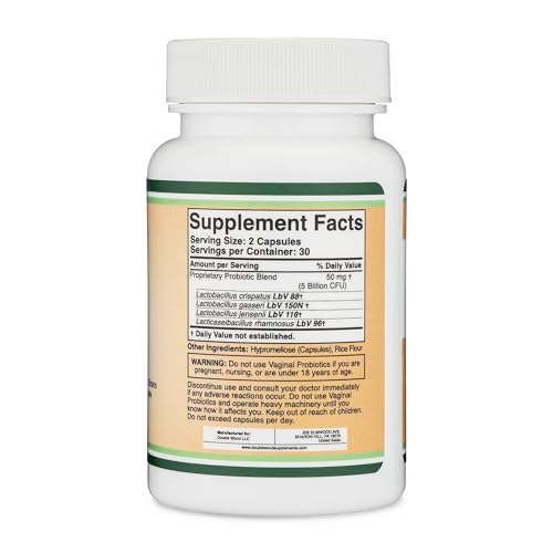 Vaginal Probiotics for Women - Four Probiotics Clinically Studied for Vaginal PH Balance Double Wood Supplements uk supplements