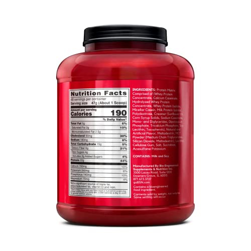 BSN SYNTHA-6 Whey Protein Powder with Micellar Casein, Milk Protein Isolate Powder BSN uk supplements