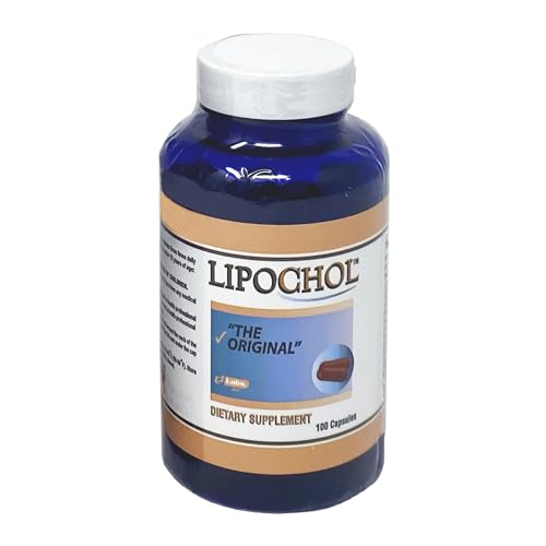 LIPOCHOL, Liver Health, Vitamin and Nutrient Boost (100 Capsules/Pack of 1) LIPOCHOL uk supplements