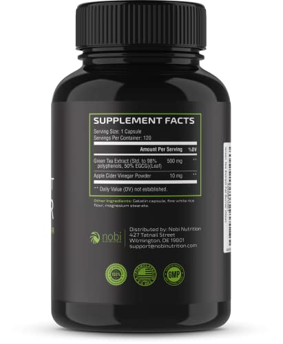 Green Tea Weight Loss Pills with Green Coffee Bean Extract | Belly Fat Burner, Metabolism Nobi Nutrition uk supplements