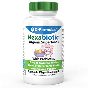 DrFormulas Organic Prebiotic Fiber for Constipation Relief & Weight Loss | Nexabiotic Super DrFormulas uk supplements