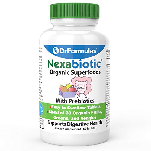 DrFormulas Organic Prebiotic Fiber for Constipation Relief & Weight Loss | Nexabiotic Super DrFormulas uk supplements