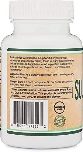 Sulforaphane Supplement - 20mg of Activated and Stabilized Sulforaphane per Serving Double Wood Supplements uk supplements