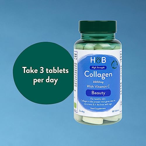 Holland & Barrett Bovine Collagen Tablet 3000mg 90 Tablets Holland & Barrett uk supplements