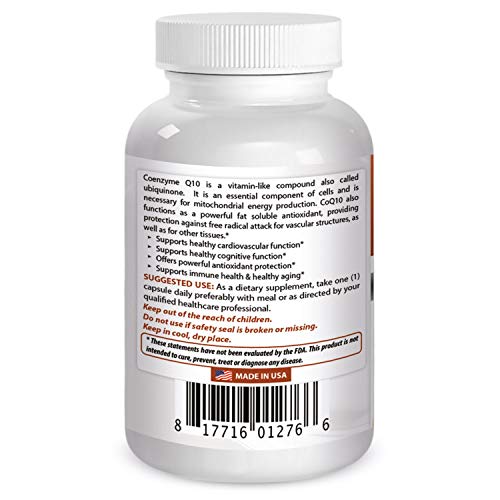 Best Naturals COQ10 100 mg 120 Capsules Best Naturals uk supplements