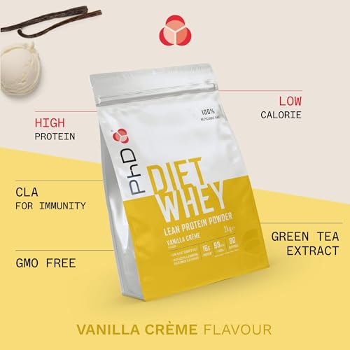 PhD Nutrition Diet Whey High Protein Lean Matrix, Vanilla Crème Diet Whey Protein Powder PhD uk supplements