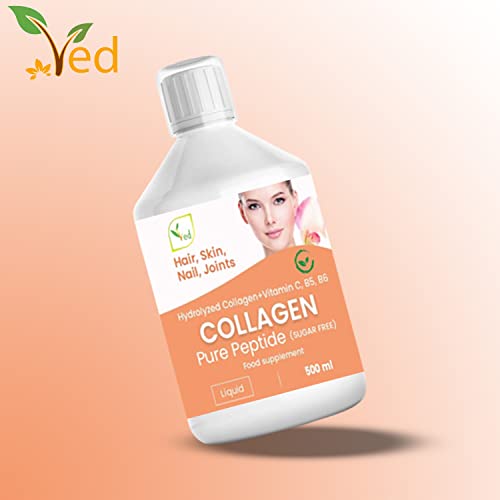 Liquid Collagen Peptides Supplement, Faster Absorption Dietary Hydrolyzed Drink Ved uk supplements