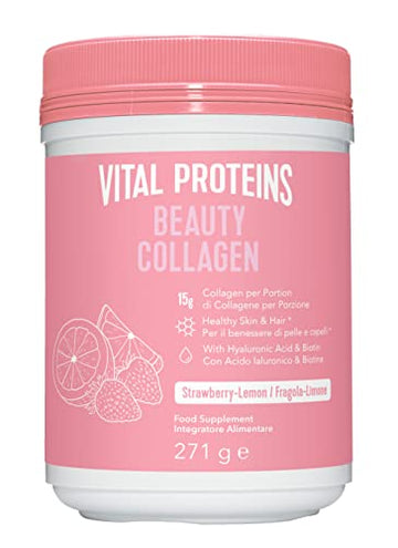 Vital Proteins Beauty Collagen Peptides Powder Strawberry Lemon 271g VITAL PROTEINS uk supplements