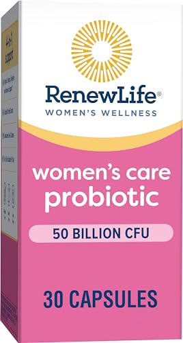 Renew Life Women's Probiotic Capsules, 50 Billion CFU Guaranteed, Supports Vaginal, Urinary Renew Life uk supplements