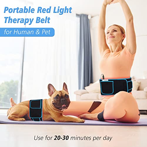 Red Light Therapy Near Infrared Light Therapy Wrap Belt for Body with Timer for Waist Back Shoulder AKYSUN uk supplements