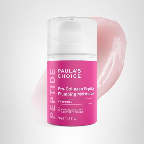 Paula's Choice Pro-Collagen Peptide Plumping Face Moisturizer, Daily Gel Face Cream for Deep Lightweight Hydration, Wrinkles & Loss of Firmness, Fragrance-Free, 1.7 Fl Oz Paula's Choice uk supplements