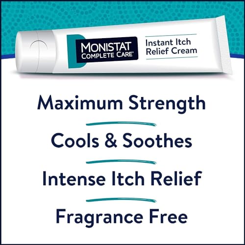 Monistat Care Maximum Strength Instant Itch Relief Cream, 1 Ounce each (Value Pack of 5) My Store uk supplements