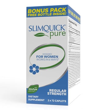 Slimquick Pure 3x Regular Strength Pills for Women to Help Achieve Weight Goals, Helps Metabolism SlimQuick uk supplements