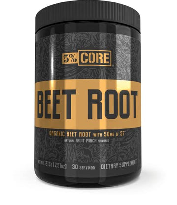 5% Nutrition Core Beet Root | Nitric Oxide Organic Beet Root Powder Pre Workout Additive 5% Nutrition uk supplements