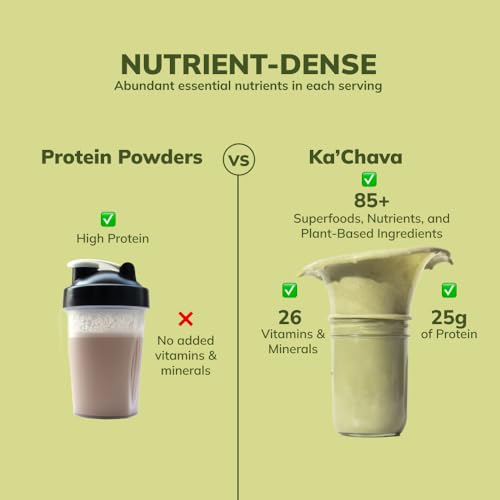 Ka’Chava All-In-One Nutrition Shake Blend, Matcha, 85+ Superfoods, Nutrients & Plant Ka'Chava uk supplements