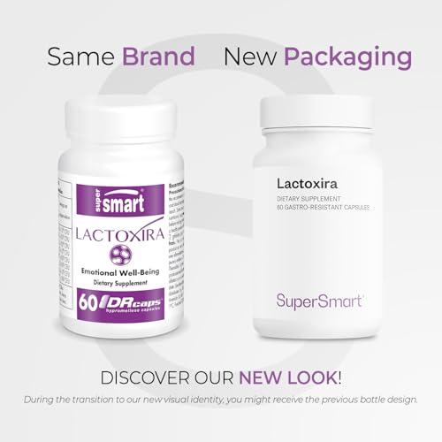 Supersmart - Lactoxira (High Potency) - 8-in-1 Probiotic Complex Supplement - Advanced Formula for Women & Men - with Lactobacillus Casei, Brevis | Non-GMO & Gluten Free - 60 DR Capsules Supersmart uk supplements